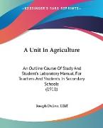 A Unit In Agriculture