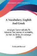 A Vocabulary, English And Greek