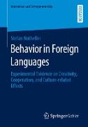 Behavior in Foreign Languages