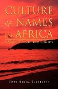 Culture of Names in Africa