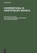 Ammonii in Aristotelis analyticorum priorum
