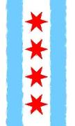 Chicago Flag Watercolor Sketchbook