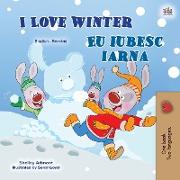 I Love Winter (English Romanian Bilingual Book for Kids)