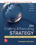 Crafting & Executing Strategy: The Quest for Competitive Advantage: Concepts and Cases ISE