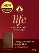 NIV Life Application Study Bible, Third Edition (Leatherlike, Brown/Mahogany, Red Letter)