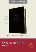 Santa Biblia Rvr60, Edición de Referencia Ultrafina, Letra Grande (Sentipiel, Negro, Letra Roja)