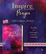 Inspire Prayer Bible Giant Print NLT (Leatherlike, Purple)