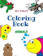 My First Coloring Book Animals