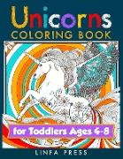 Unicorns Coloring Book for Toddlers Ages 4-8