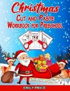 Christmas Cut and Paste Workbook for Preschool