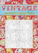 Vintage Coloring Book & Word Search