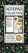 Book of Sticky Notes: Notepad Collection (Floral on Black)