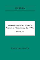 Women's Studies and Studies of Women in Africa During the 1990's