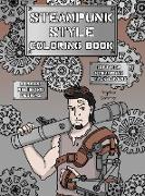 Steampunk Style Coloring Book