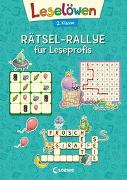 Leselöwen Rätsel-Rallye für Leseprofis - 2. Klasse (türkis)