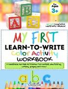 My First Learn to Write Color Activity Workbook