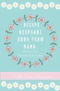Recipe Keepsake Book From Nana