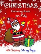 CHRISTMAS Coloring Book for Kids Ages 1-4