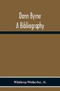 Donn Byrne A Bibliography