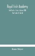 Royal Irish Academy, Todd Lecture Series (Volume XIII) The Triads of Ireland