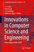 Innovations in Computer Science and Engineering