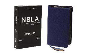 Nbla Biblia Ultrafina, Letra Grande, Colección Premier, Azul Marino: Edición Limitada
