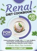 Renal Diet Cookbook for Beginners: Comprehensive Guide with 250 Low Sodium, Potassium, and Phosphorus Recipes: Manage Kidney Disease and Avoid Dialysi