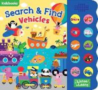 Search & Find Vehicles 10 Button Sound Book