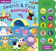 Search & Find Animals 10 Button Sound Book