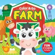Color & Go Farm [With Crayons]