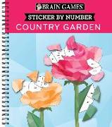 Brain Games - Sticker by Number: Country Garden