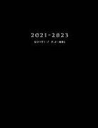 2021-2023 Monthly Planner: Large Three Year Planner with Black Cover