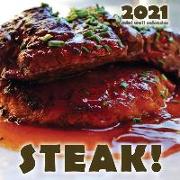 Steak! 2021 Mini Wall Calendar