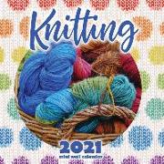Knitting 2021 Mini Wall Calendar