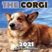 The Corgi 2021 Mini Wall Calendar