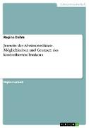 Jenseits des Abstinenzdiktats. Möglichkeiten und Grenzen des kontrollierten Trinkens