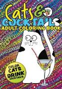 Cats & Cocktails Adult Coloring Book