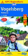 ADFC-Regionalkarte Vogelsberg Wetterau, 1:75.000, mit Tagestourenvorschlägen, reiß- und wetterfest, E-Bike-geeignet, GPS-Tracks Download