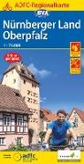 ADFC-Regionalkarte Nürnberger Land/ Oberpfalz, 1:75.000, mit Tagestourenvorschlägen, reiß- und wetterfest, E-Bike-geeignet, GPS-Tracks Download
