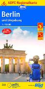 ADFC-Regionalkarte Berlin und Umgebung, 1:75.000, mit Tagestourenvorschlägen, reiß- und wetterfest, E-Bike-geeignet, mit Knotenpunkten, GPS-Tracks Download