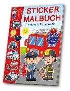 Mal- & Stickerbuch - Polizei, Feuerwehr, Rettung