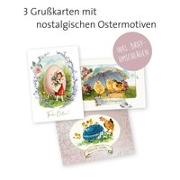 3er-Set Grußkarten »Nostalgische Ostergrüße«