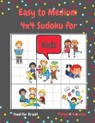 Easy to Medium 4x4 Sudoku for Kids