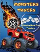 Monsters Trucks Coloring Books For Toddlers