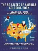 The 50 States of America Coloring Book