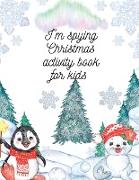 I'm spying Christmas activity book for kids