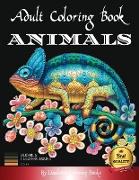 Adult Coloring Book Animals