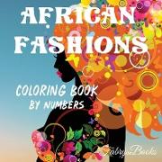 African Fashions, Coloring Book by Numbers