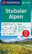 KOMPASS Wanderkarte 83 Stubaier Alpen 1:50.000