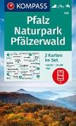 KOMPASS Wanderkarten-Set 826 Pfalz, Naturpark Pfälzerwald (2 Karten) 1:50.000